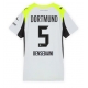 Borussia Dortmund Ramy Bensebaini #5 Replike Gostujuci Dres za Ženska 2025-26 Kratak Rukav